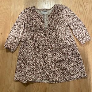 Old Navy girls 5T 100% cotton dress long sleeve